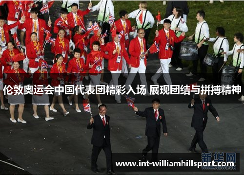 伦敦奥运会中国代表团精彩入场 展现团结与拼搏精神